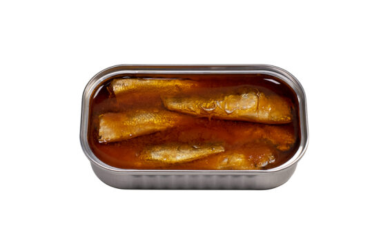 Small Sardines in Tomato Sauce