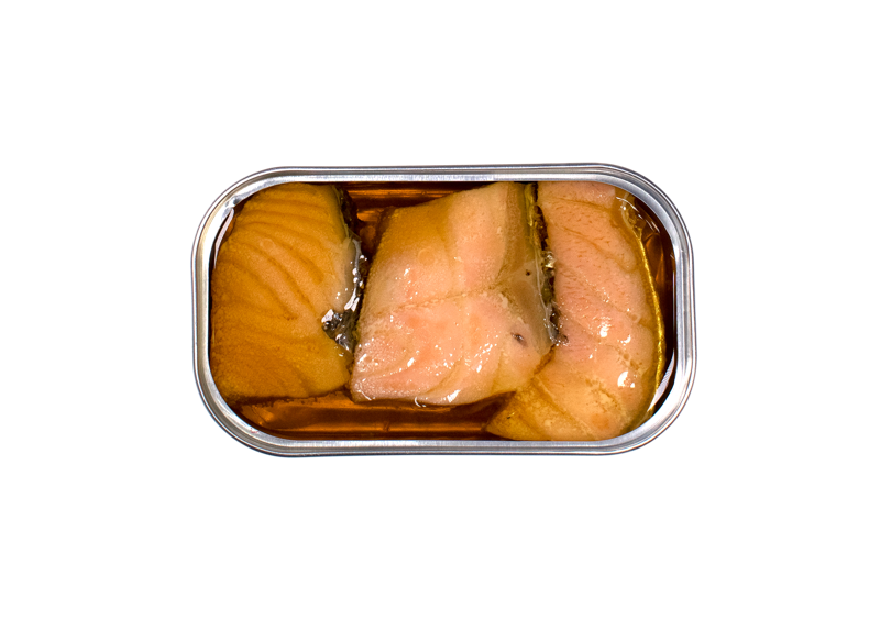Salm&atilde;o Fumado em Azeite Virgem Extra